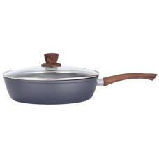 Сковорода Bravo Chef Глибока з кришкою 20 см (BC-1101-20/L)
