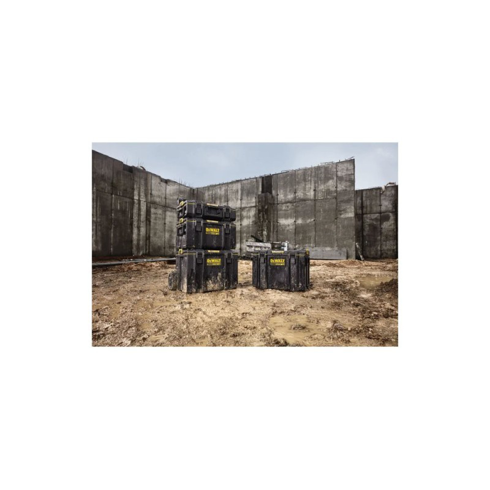 Ящик для інструментів DeWALT комплект TOUGHSYSTEM 2.0, 3 ящики на візку (DWST83401-1)