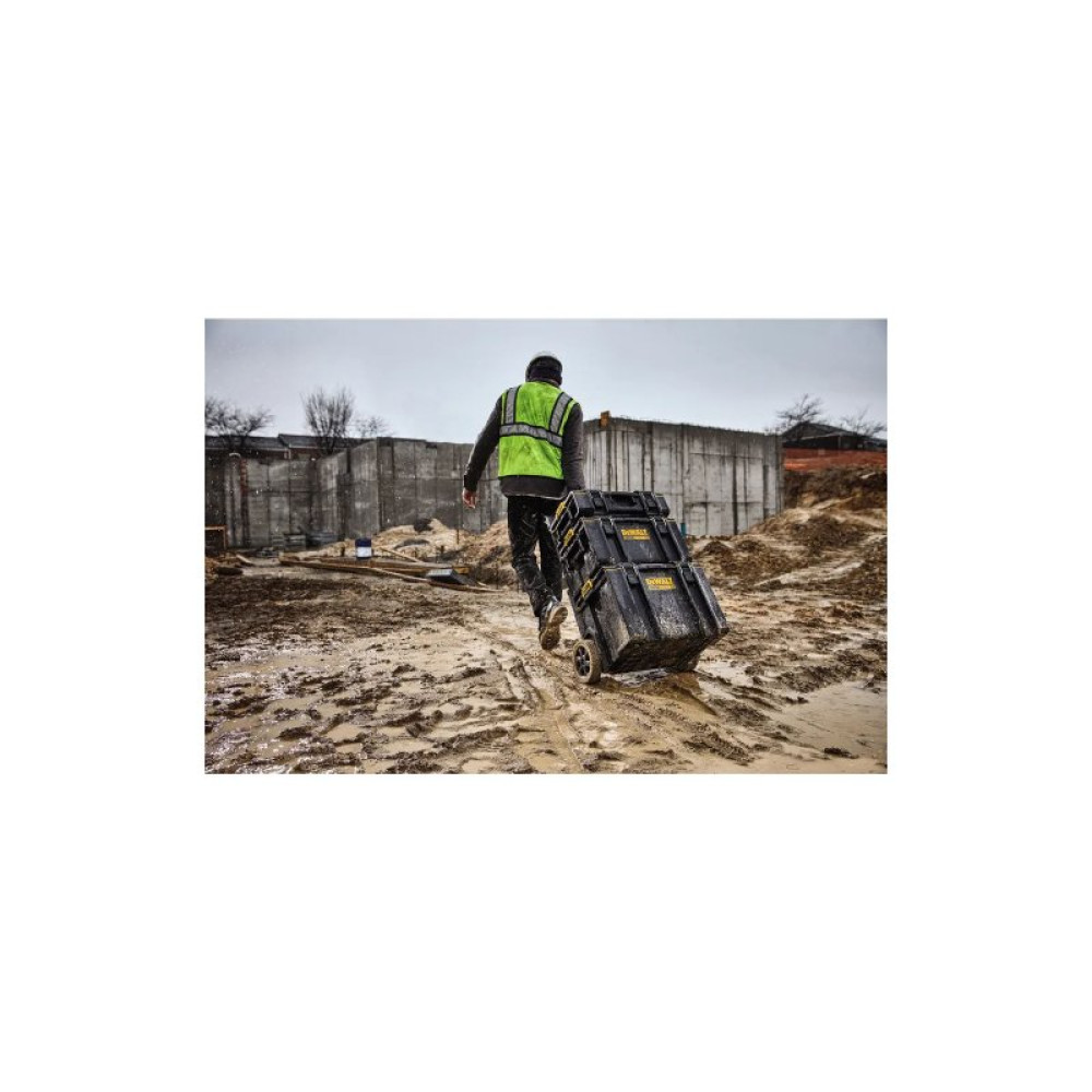 Ящик для інструментів DeWALT комплект TOUGHSYSTEM 2.0, 3 ящики на візку (DWST83401-1)