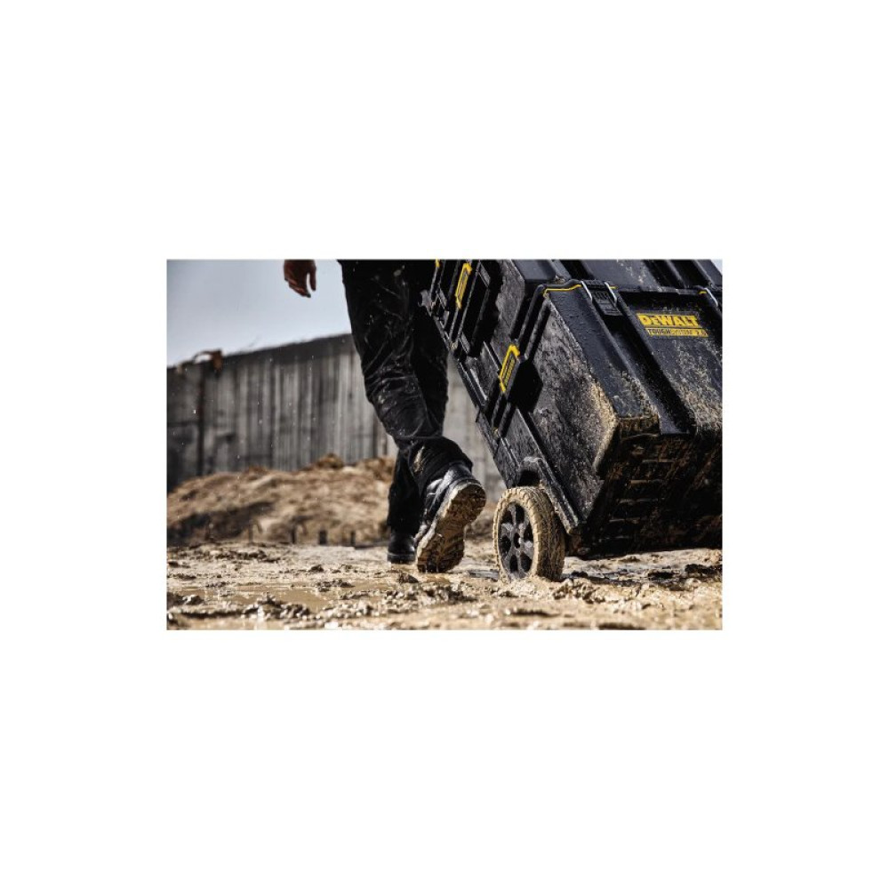 Ящик для інструментів DeWALT комплект TOUGHSYSTEM 2.0, 3 ящики на візку (DWST83401-1)