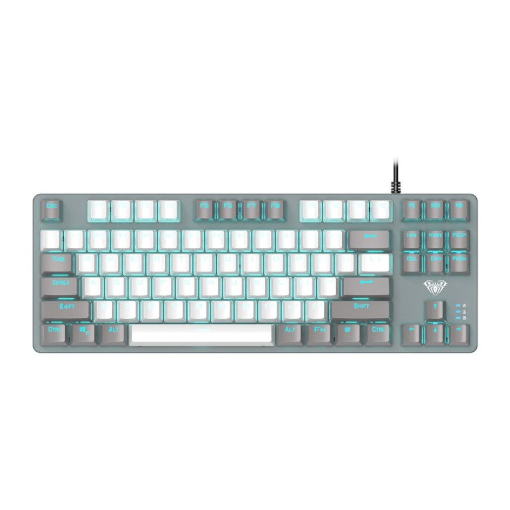 Клавіатура Aula F3287 Keycap KRGD Blue USB UA Grey/White (6948391240954)