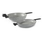 Сковорода Flonal Dura Induction Rocky Twins 28 см подвійна з решіткою (RKIWP2830)