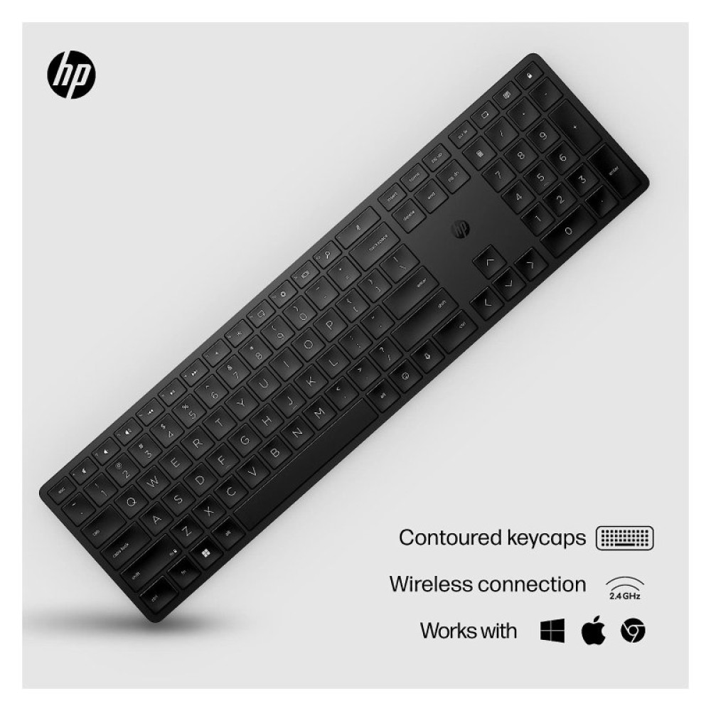 Клавиатура HP 450 Programmable Wireless UA Black (4R184AA)