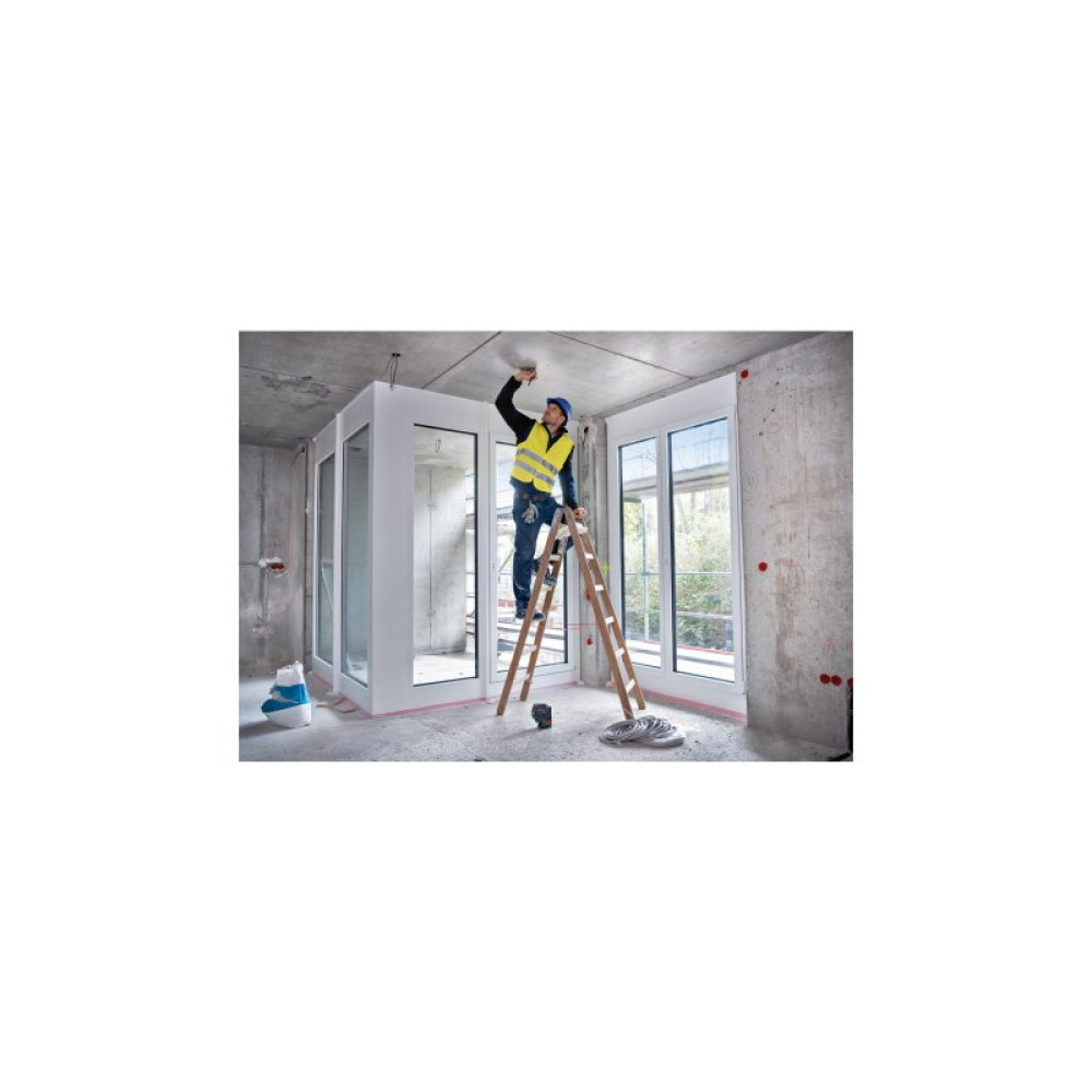 Лазерный нивелир Bosch Professional GCL 2-50 G, до 15 м, с держателем RM 10, зажимом DK 10, мишенью, кейс (0.601.066.M02)