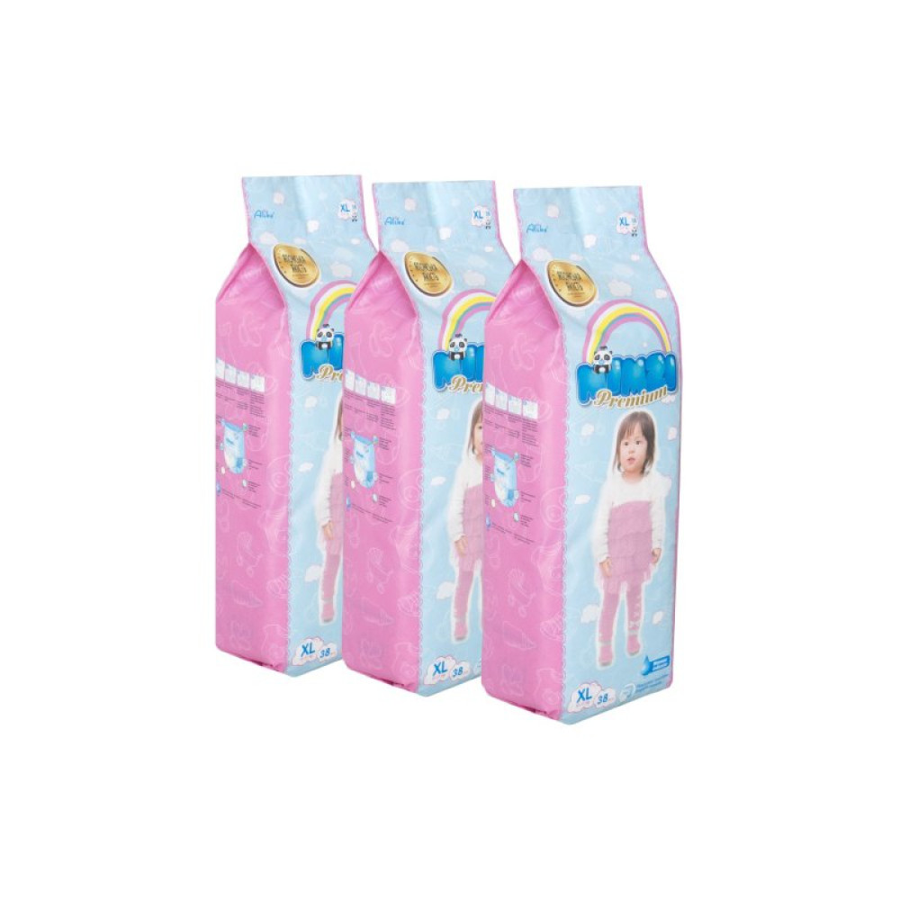 Подгузники Mimzi XL 12-17 кг 38 шт. х 3 пачки (MPXL3) (4820209800289) Подгузники Mimzi XL 12-17 кг 38 шт. х 3 пачки (MPXL3) (4820209800289)