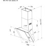 Витяжка кухонна Pyramida NR-MV 60 (850) M BL