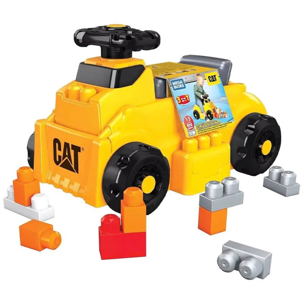Конструктор Mega Bloks машинка Собираем кубики CAT (HDJ29) Конструктор Mega Bloks машинка Собираем кубики CAT (HDJ29)