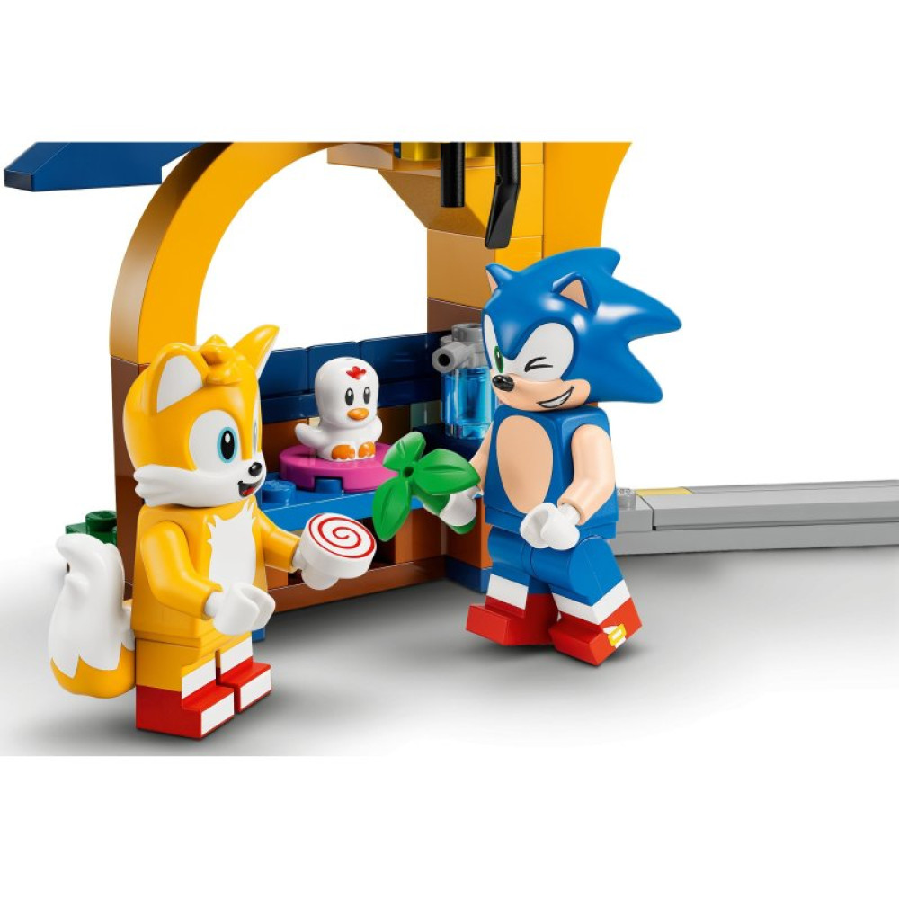 Конструктор LEGO Sonic the Hedgehog Майстерня Тейлз і літак Торнадо 376 деталей (76991)