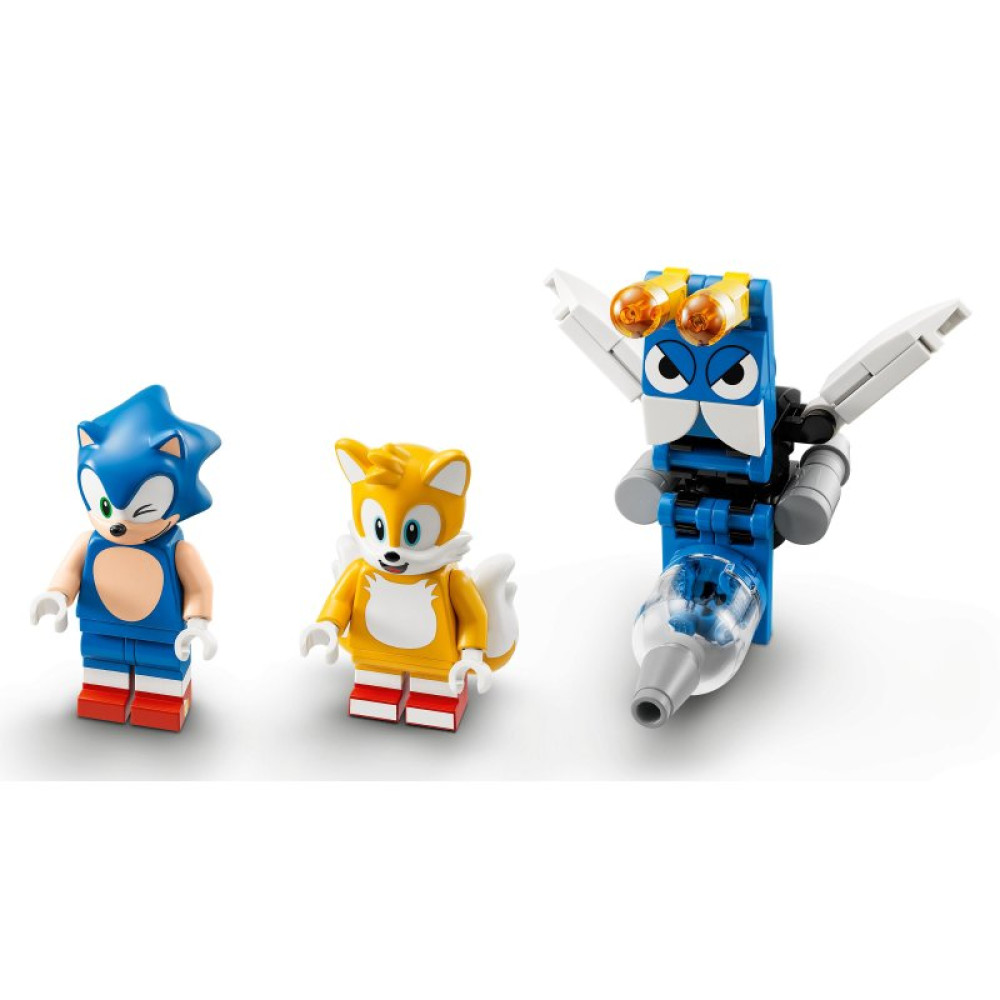Конструктор LEGO Sonic the Hedgehog Майстерня Тейлз і літак Торнадо 376 деталей (76991)