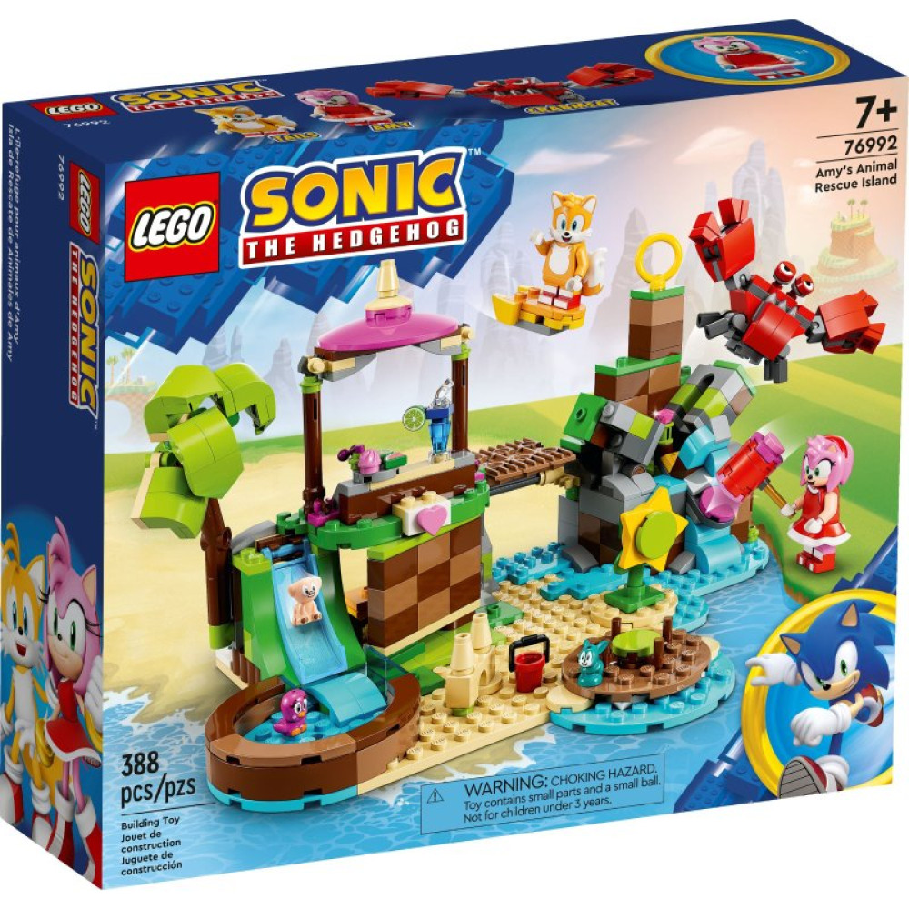Конструктор LEGO Sonic the Hedgehog Остров Эми для спасения животных 388 деталей (76992)