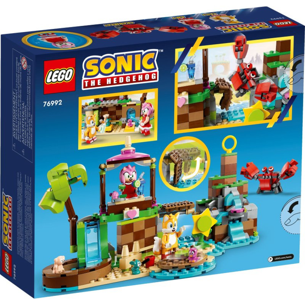 Конструктор LEGO Sonic the Hedgehog Остров Эми для спасения животных 388 деталей (76992)
