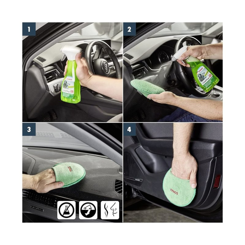 Автополіроль Sonax Cockpitpfleger - green-lemon 500мл (358241)