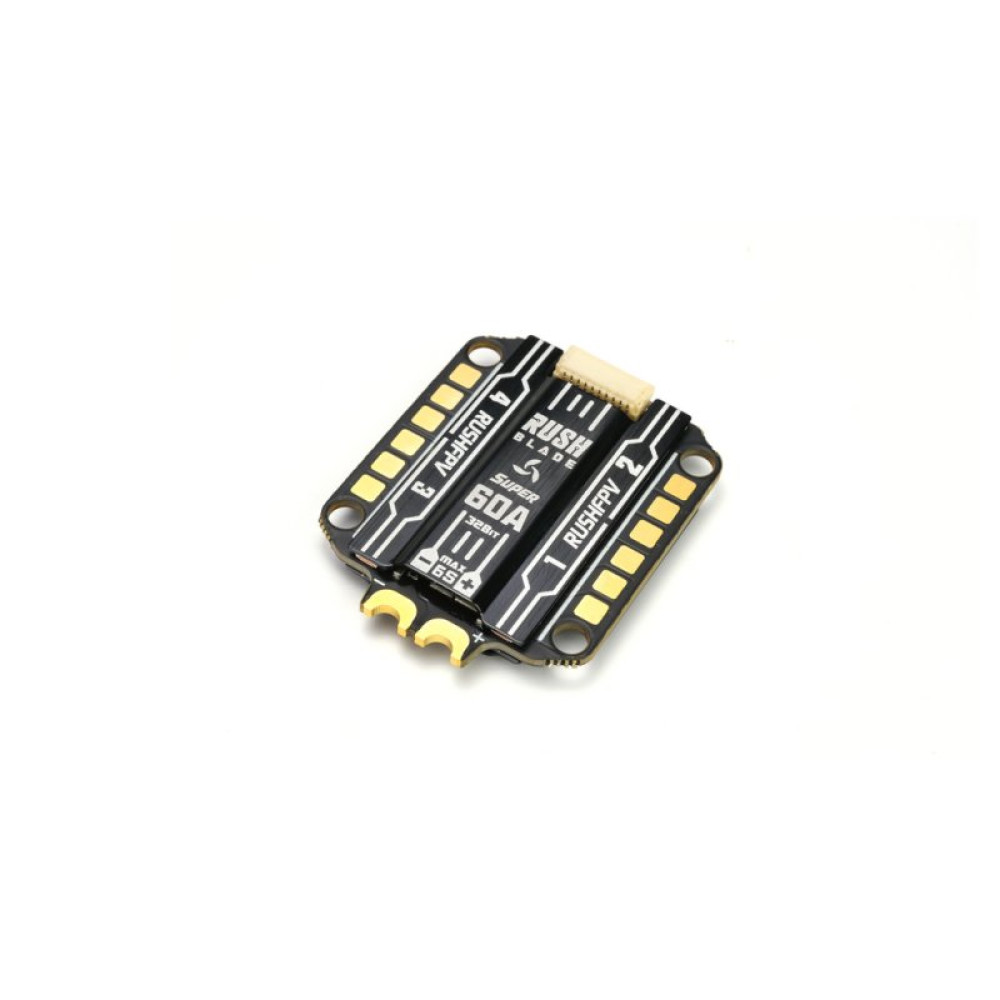 Регулятор хода RushFPV BLADE 60A SUPER 96K 3-6S BLHELI_32 4-IN-1 ESC (30*30) (DE09)