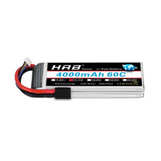 Аккумулятор для дрона HRB Lipo 3s 11.1V 4000mAh 60C Battery (Weight under 300g) (HR-4000MAH-3S-60C) Аккумулятор для дрона HRB Lipo 3s 11.1V 4000mAh 60C Battery (Weight under 300g) (HR-4000MAH-3S-60C)