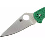 Нож Spyderco Delica 4 Flat Ground ACX 390 Green (C11FPGR)