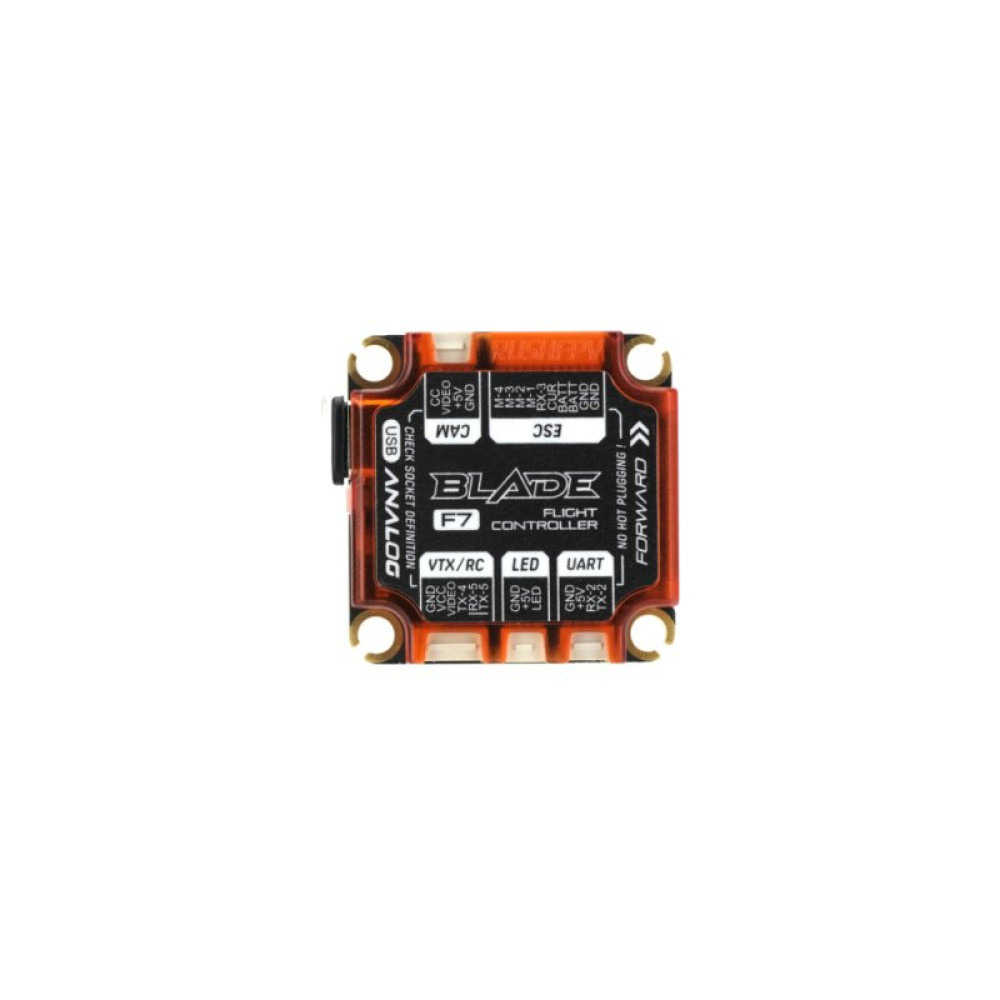 Контроллер полета RushFPV RUSH BLADE F722 30x30 Flight Controller For Analog V2 Versio (DE17)