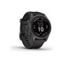 Смарт-часы Garmin fenix 7S Pro Saph Solar, Carbon Gray Ti w/Black Band, GPS (010-02776-11)