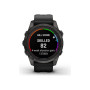 Смарт-часы Garmin fenix 7S Pro Saph Solar, Carbon Gray Ti w/Black Band, GPS (010-02776-11)