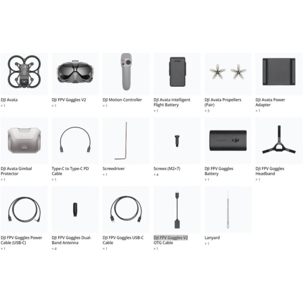 Квадрокоптер DJI Avata Fly Smart Combo (CP.FP.00000064.02)