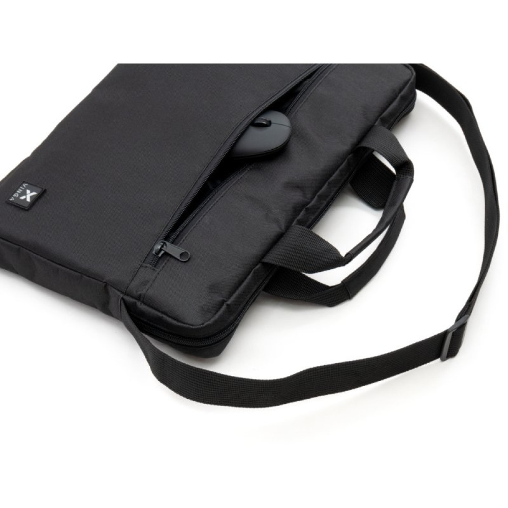 Сумка для ноутбука Vinga 15.6" NB1111 black (NB1111BK)_ Сумка для ноутбука Vinga 15.6" NB1111 black (NB1111BK)_