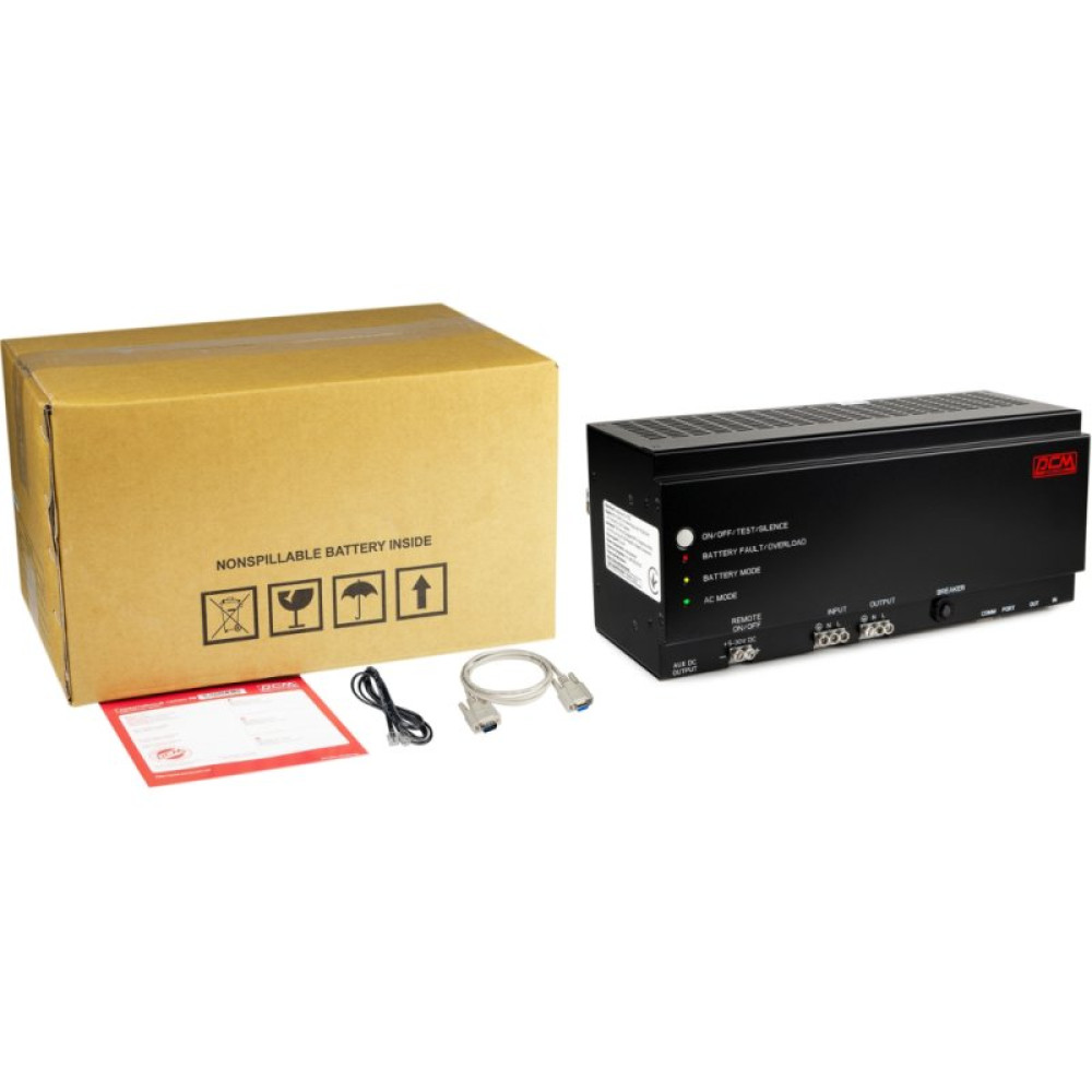 Источник бесперебойного питания Powercom DRU850DIN, 510W (DRU850DIN)