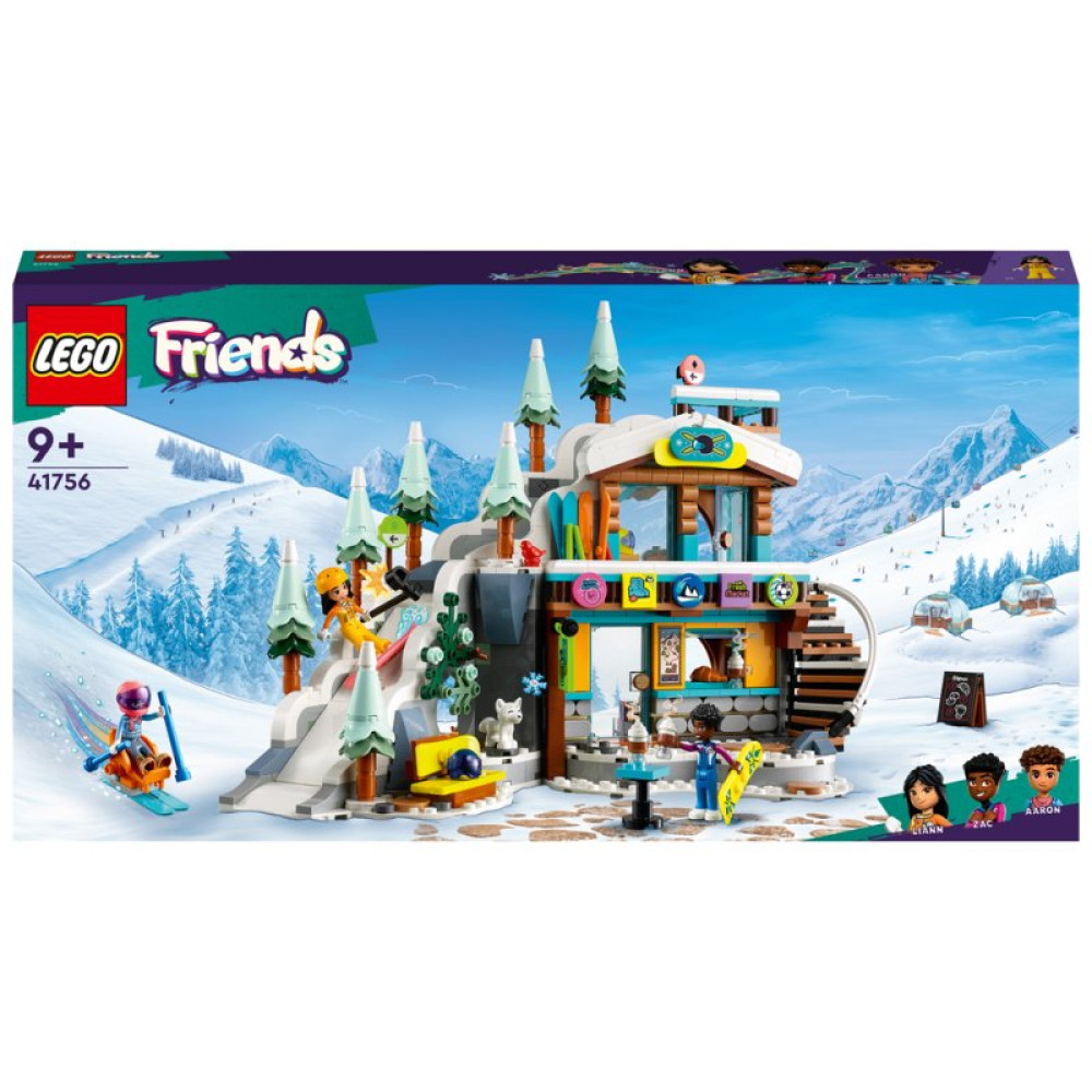 Конструктор LEGO Friends Святкова гірськолижна траса й кафе 980 деталей (41756)