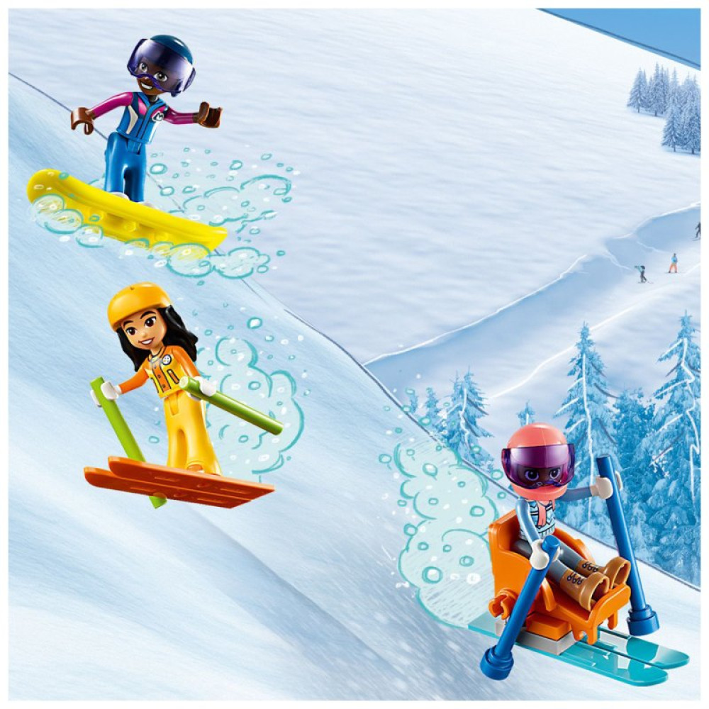 Конструктор LEGO Friends Святкова гірськолижна траса й кафе 980 деталей (41756)