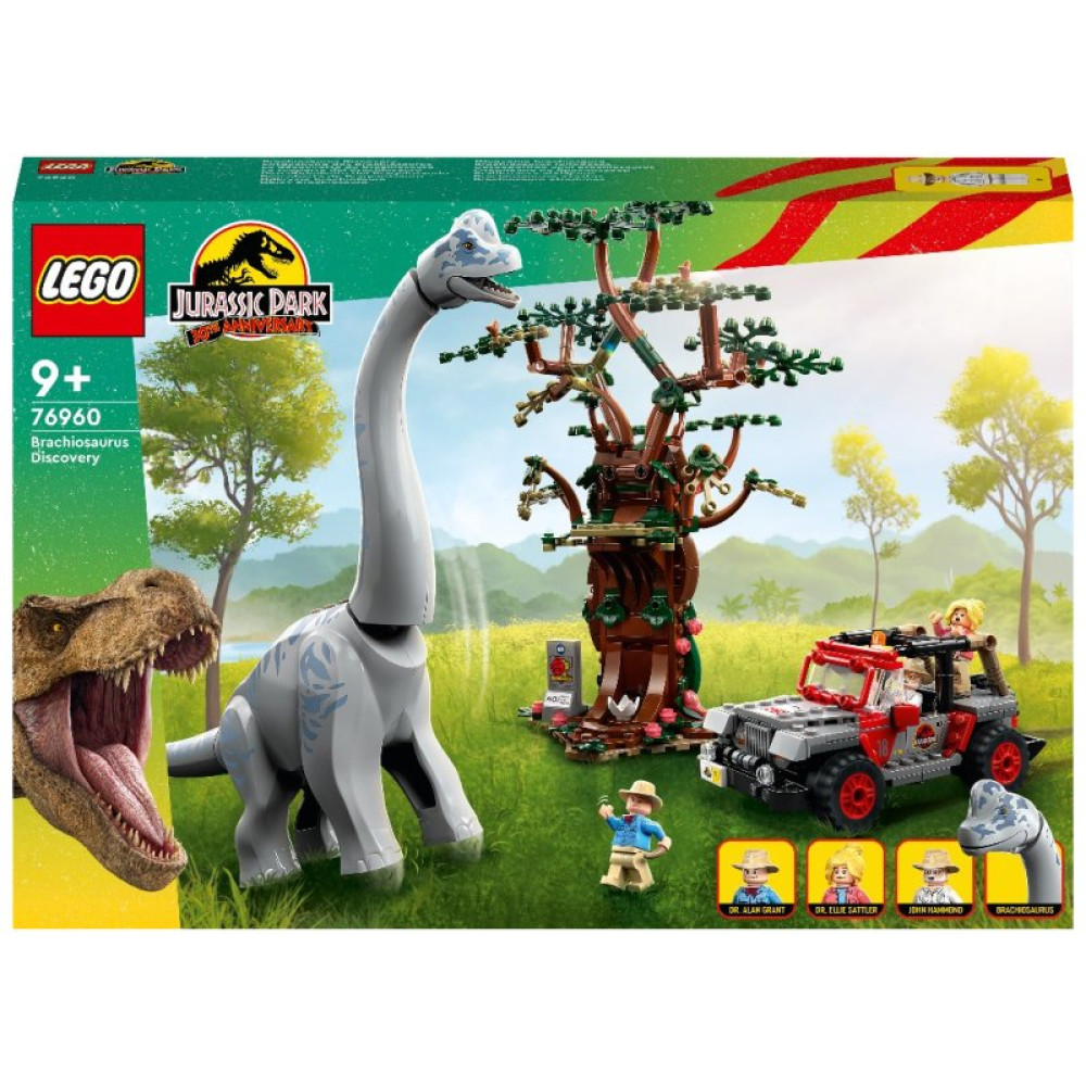 Конструктор LEGO Jurassic World Відкриття брахіозавра 512 деталей (76960)