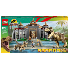 Конструктор LEGO Jurassic World Центр посетителей: Атака тиранозавра и раптора 693 детали (76961) Конструктор LEGO Jurassic World Центр посетителей: Атака тиранозавра и раптора 693 детали (76961)