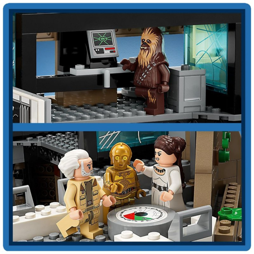 Конструктор LEGO Star Wars База повстанцев Явин 4, 1066 деталей (75365)