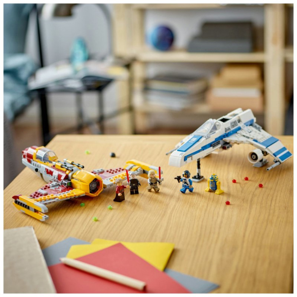 Конструктор LEGO Star Wars Истребитель Новой Республики E-Wing против Звездного истребителя Шин Хати 1056 деталей (75364)
