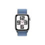 Смарт-часы Apple Watch SE 2023 GPS 44mm Silver Aluminium Case with Winter Blue Sport Loop (MREF3QP/A)