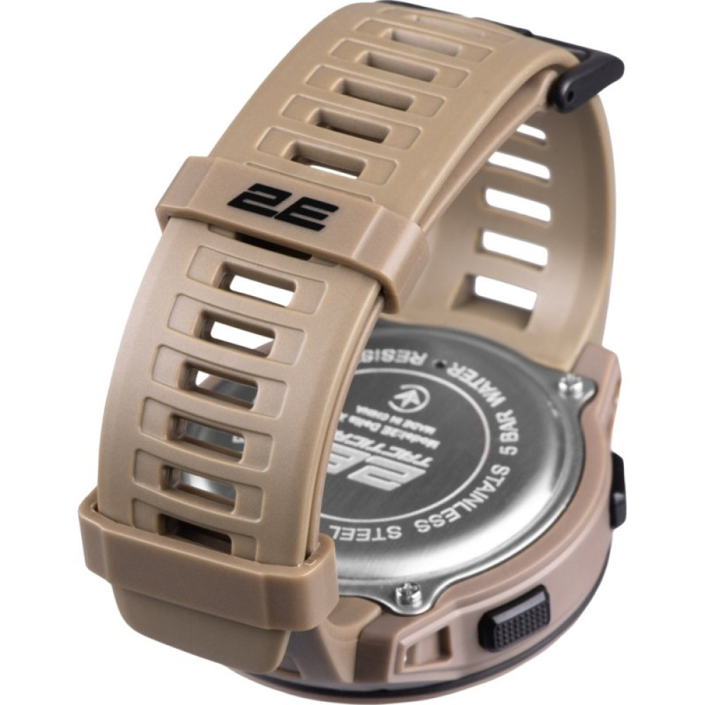 Смарт-часы 2E Delta X Brown з компасом та крокоміром (2E-TCW10BWN)