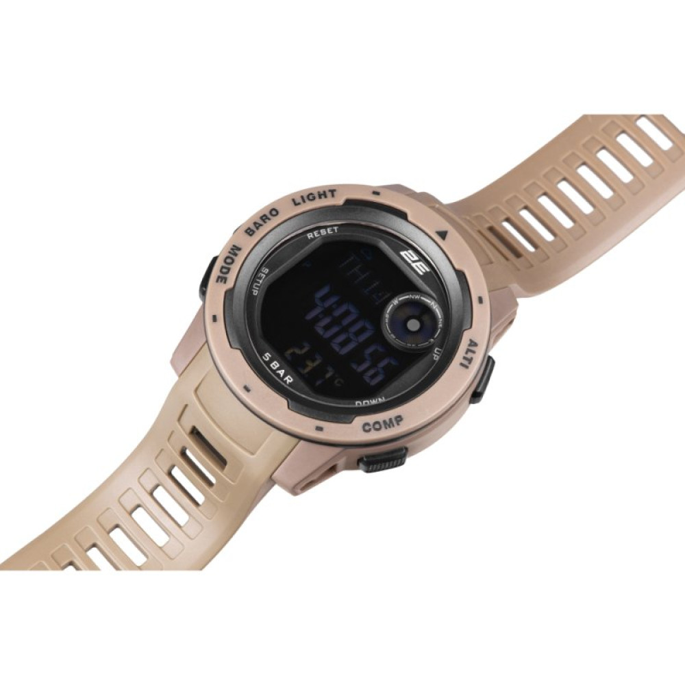 Смарт-часы 2E Delta X Brown з компасом та крокоміром (2E-TCW10BWN)