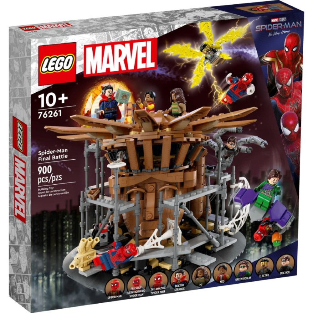 Конструктор LEGO Marvel Решающий бой Человека-Паука 900 деталей (76261) Конструктор LEGO Marvel Решающий бой Человека-Паука 900 деталей (76261)