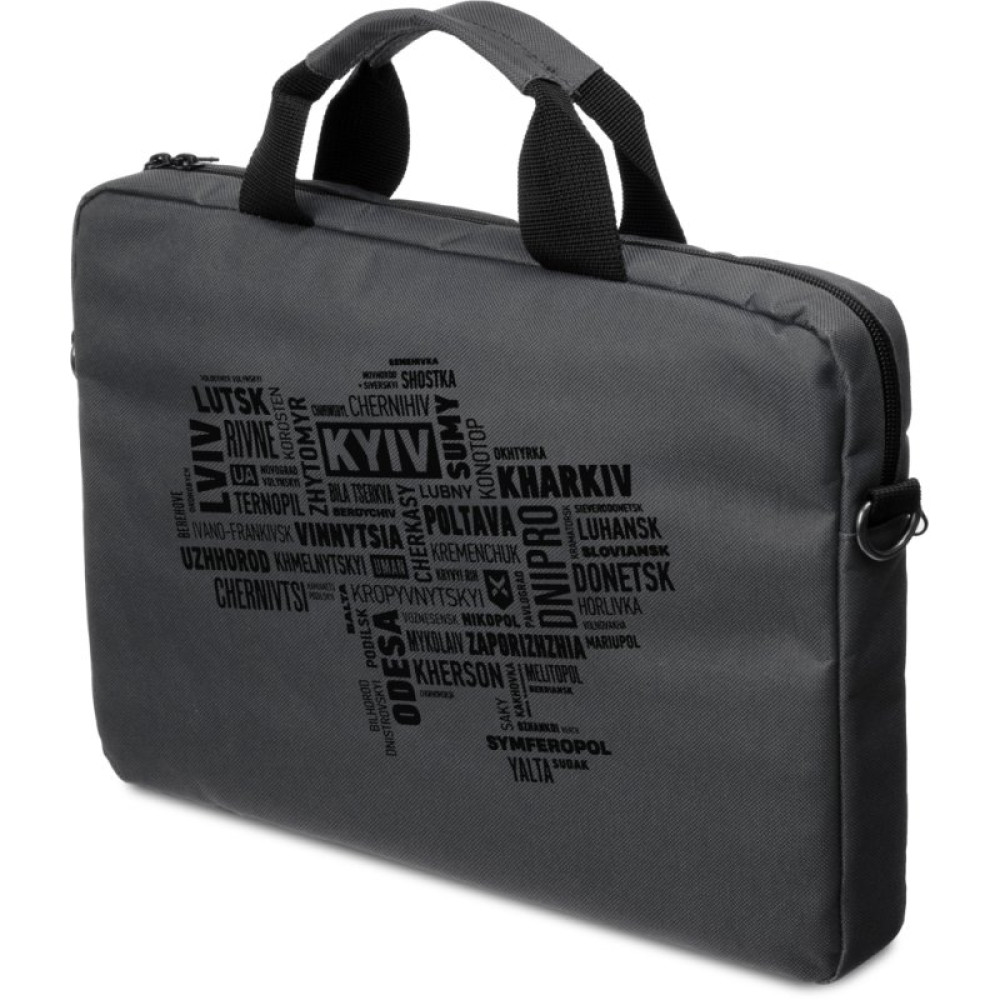 Сумка для ноутбука Vinga 15.6" NB1502 Gray, black print (NB1502UBGY) Сумка для ноутбука Vinga 15.6" NB1502 Gray, black print (NB1502UBGY)