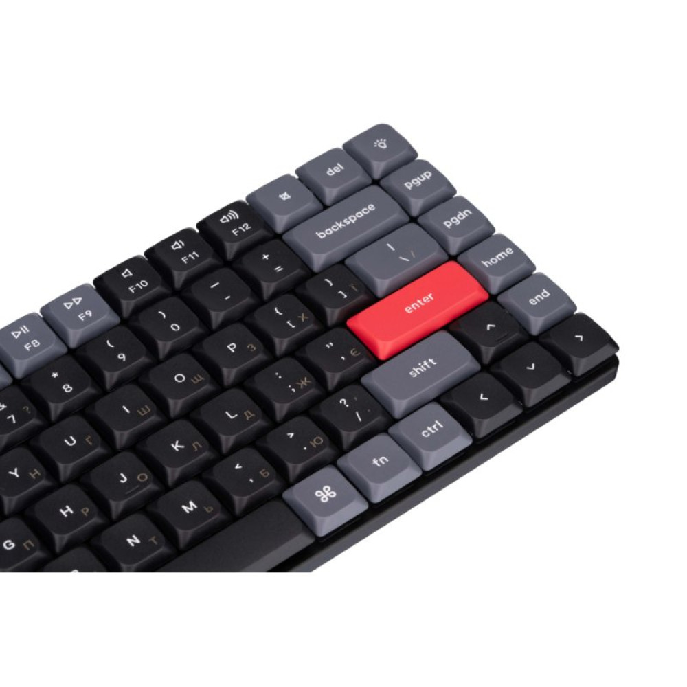 Клавіатура Keychron K3 PRO 84Key Gateron Blue Low Profile QMK UA White Led Black (K3PA2_KEYCHRON)