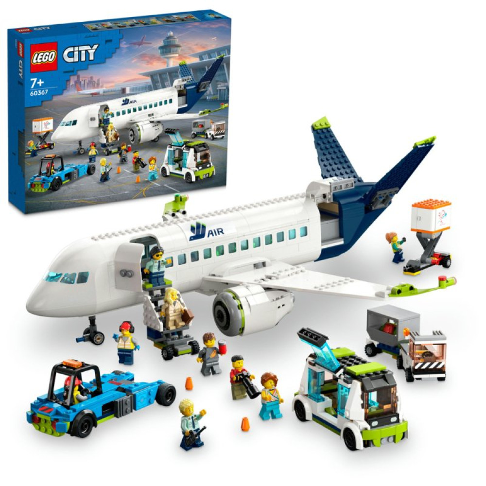 Конструктор LEGO City Пассажирский самолет 913 деталей (60367) Конструктор LEGO City Пассажирский самолет 913 деталей (60367)