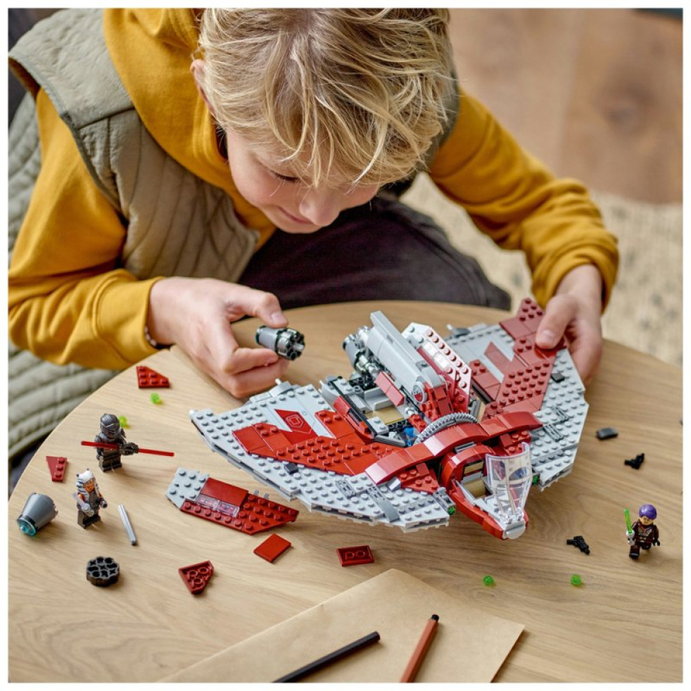 Конструктор LEGO Star Wars Шатл джедаїв T-6 Асоки Тано 601 деталь (75362)