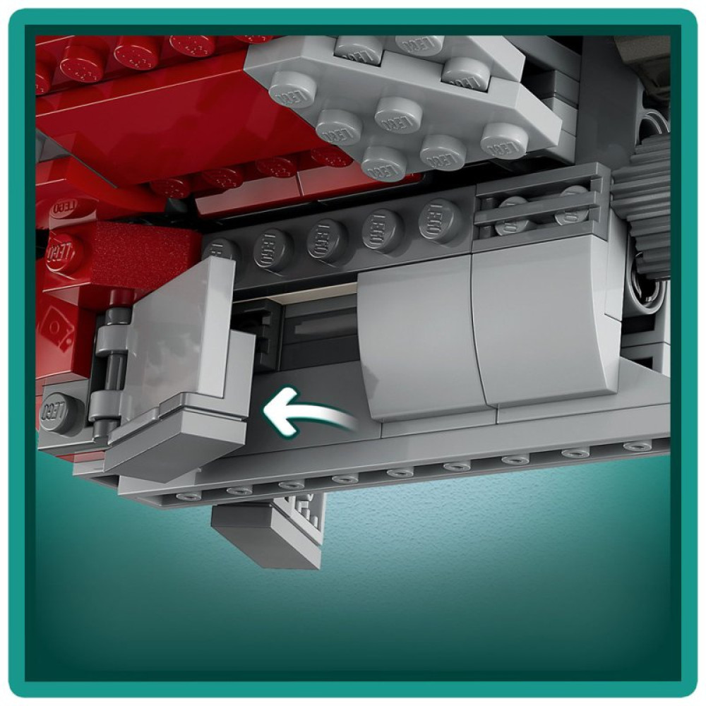 Конструктор LEGO Star Wars Шатл джедаїв T-6 Асоки Тано 601 деталь (75362)