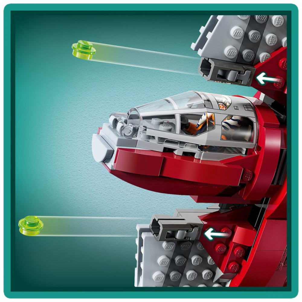 Конструктор LEGO Star Wars Шатл джедаїв T-6 Асоки Тано 601 деталь (75362)