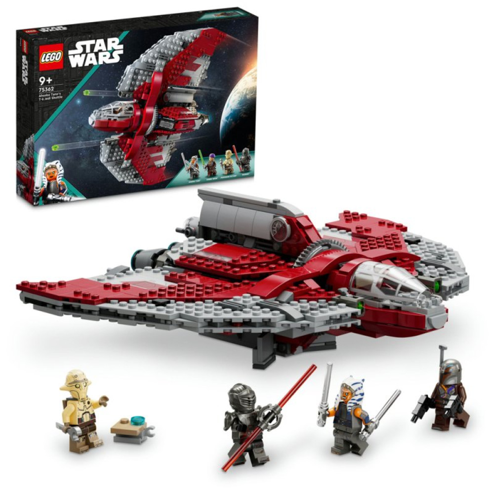 Конструктор LEGO Star Wars Шатл джедаїв T-6 Асоки Тано 601 деталь (75362)