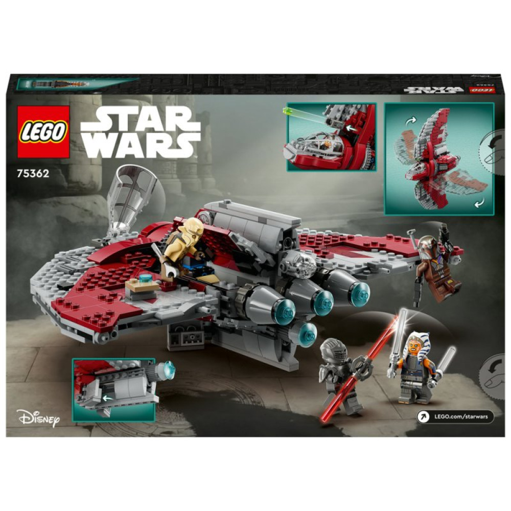 Конструктор LEGO Star Wars Шатл джедаїв T-6 Асоки Тано 601 деталь (75362)