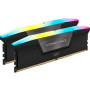 Модуль пам'яті для комп'ютера DDR5 32GB (2x16GB) 6000 MHz Vengeance RGB Black Corsair (CMH32GX5M2D6000C36)