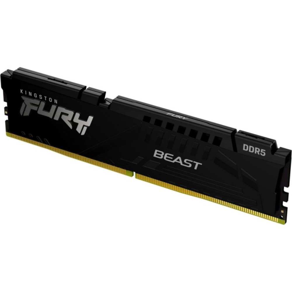 Модуль памяти для компьютера DDR5 32GB 5200 MHz Beast Black Kingston Fury (ex.HyperX) (KF552C36BBE-32)