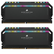 Модуль памяти для компьютера DDR5 32GB (2x16GB) 7200 MHz Dominator Platinum RGB Black Corsair (CMT32GX5M2X7200C34)