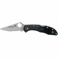 Нож Spyderco Delica 4 Lightweight Thin Red Line (C11FPSBKRD)