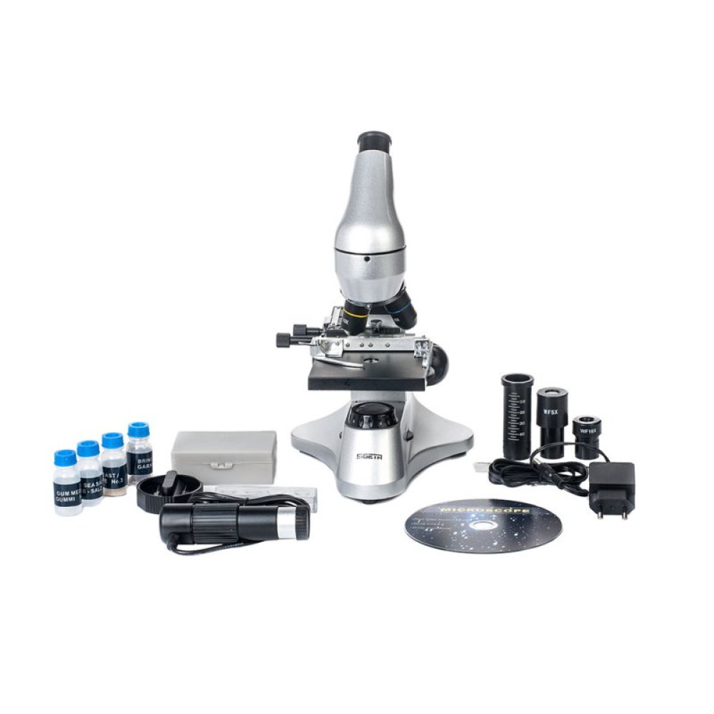 Микроскоп Sigeta Prize Novum 20x-1280x с камерой 0.3Mp (65243)