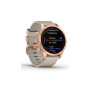 Смарт-часы Garmin fenix 7S, Sapph Sol, Rose Gold Ti w/Limestone Leather (010-02539-35)