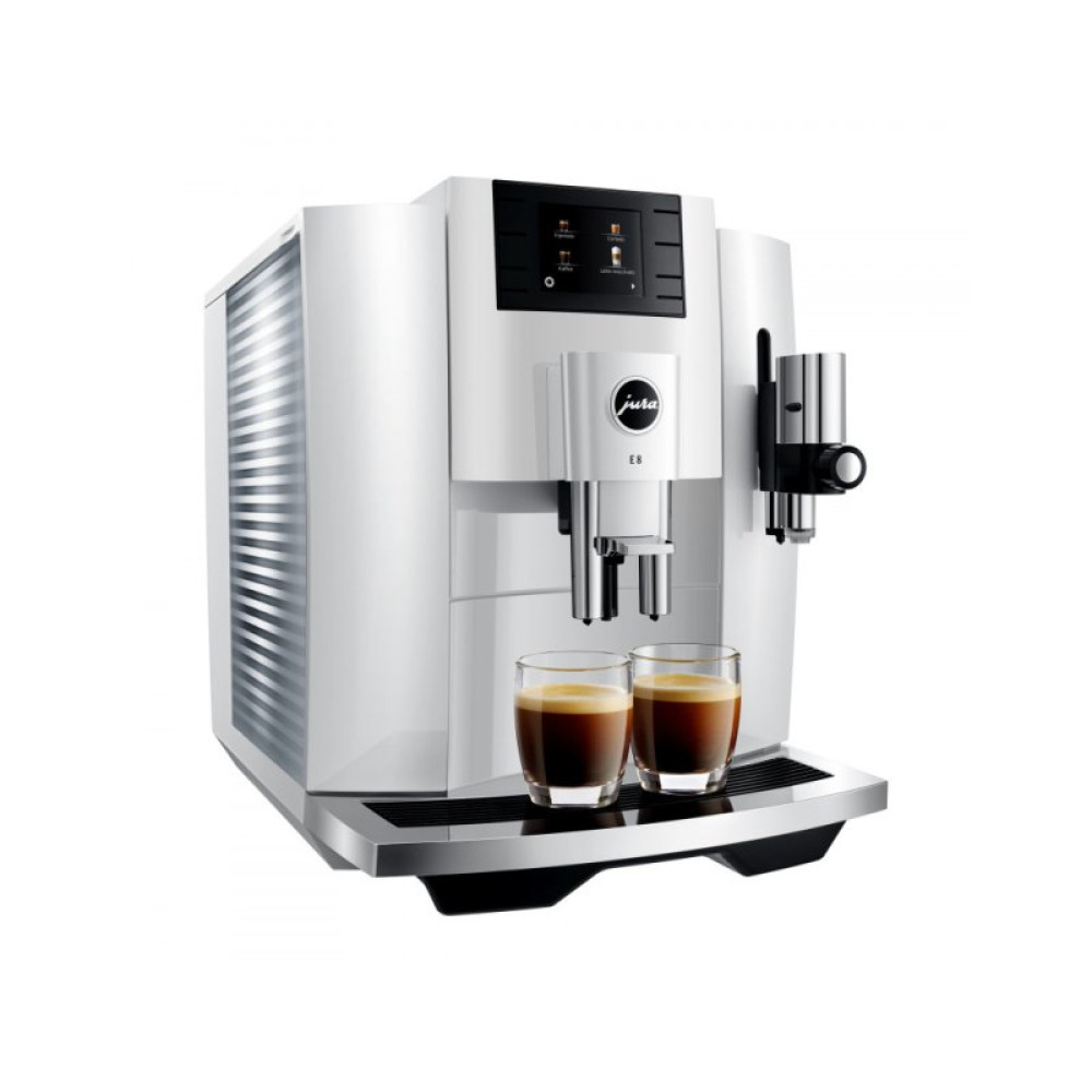 Кофемашина Jura E8 Piano White (EB)